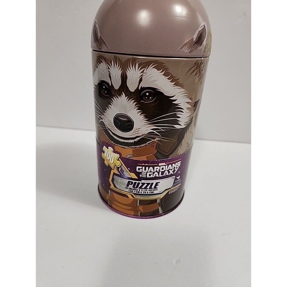 New Marvel Guardians of the Galaxy Rocket Raccoon Puzzle & Keepsake Tin - Picture 3 of 8